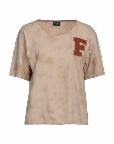 Freddy Woman T-shirt Beige Cotton Cover