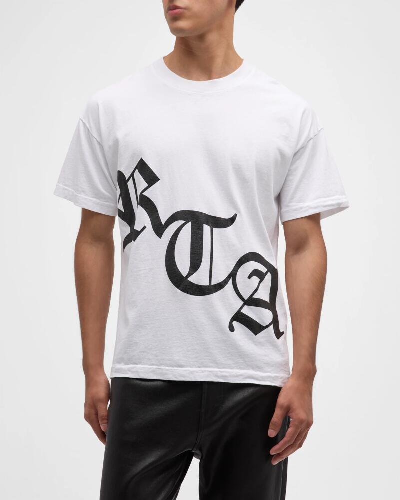 RTA Men's Logo-Print T-Shirt Cover