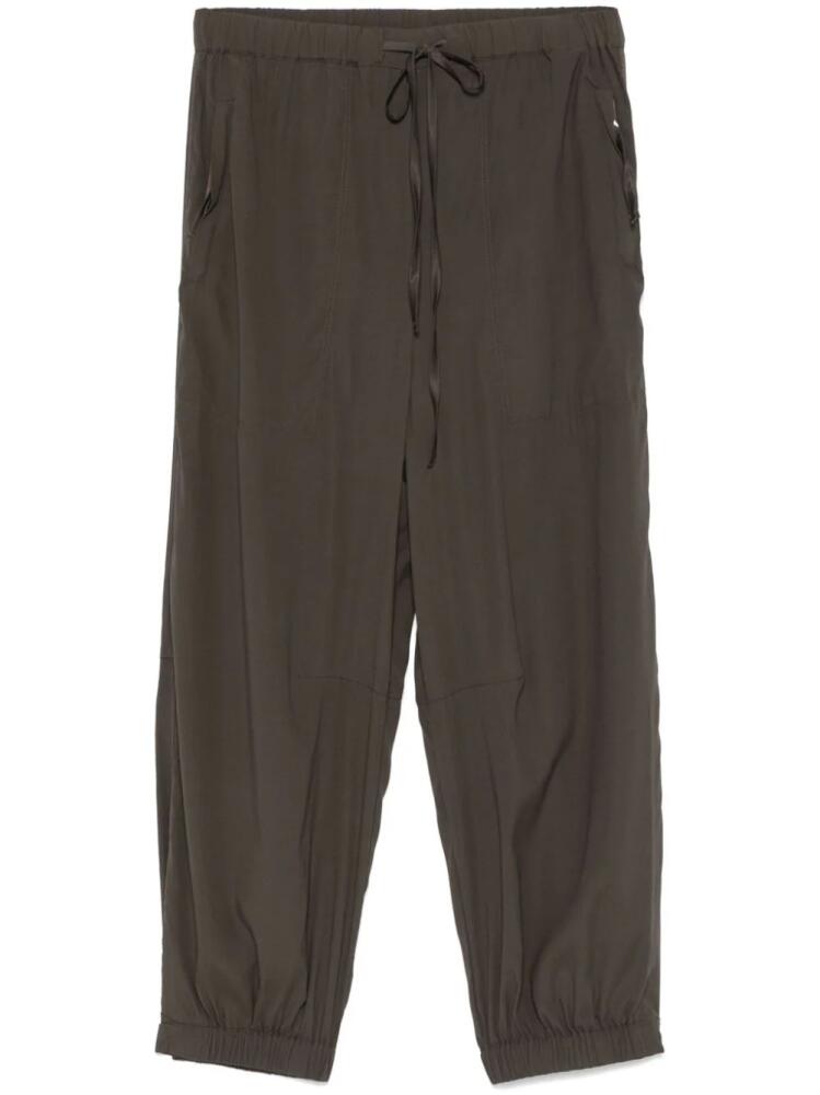 Kristensen Du Nord crepe trousers - Green Cover