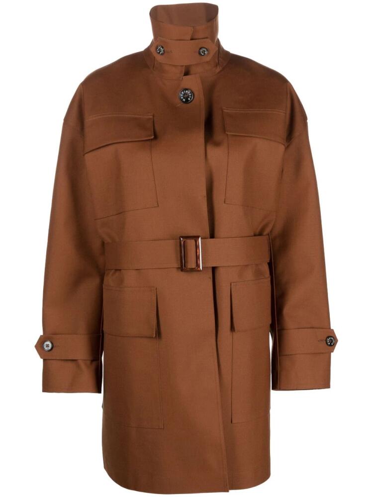 Mackintosh Camden single-breasted coat - Brown Cover