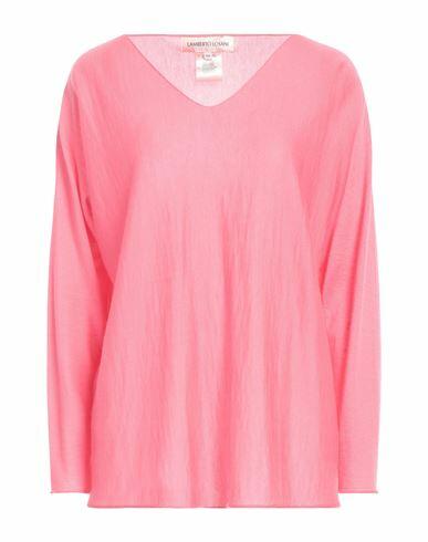 Lamberto Losani Woman Sweater Fuchsia Cashmere, Silk Cover