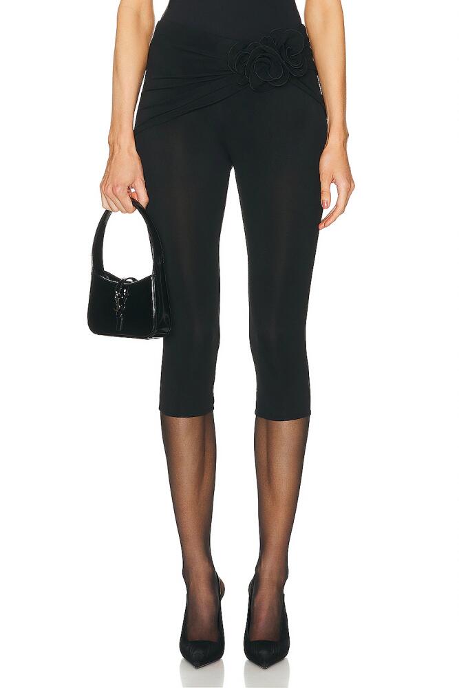 Magda Butrym Cropped Legging in Black Cover