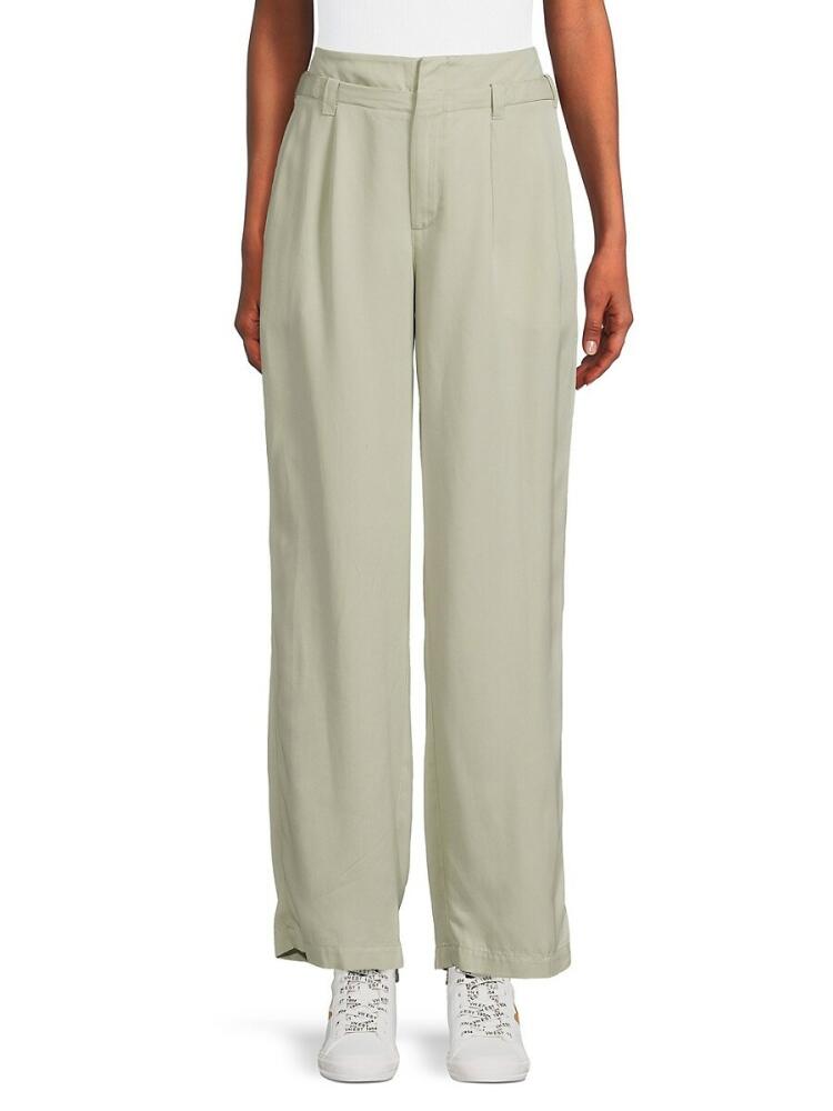 Free People Women's Pleated Wide Leg Pants - Alfalfa Cover