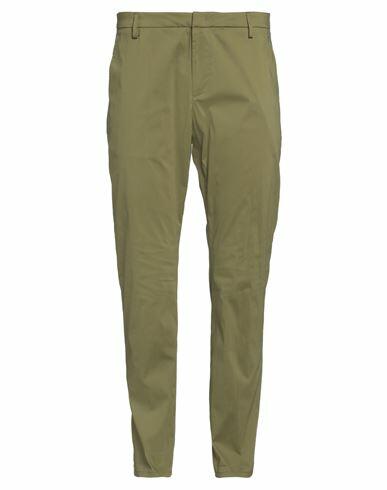 Dondup Man Pants Sage green Cotton, Polyamide, Elastane Cover