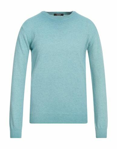 Bomboogie Man Sweater Turquoise Wool, Polyamide Cover