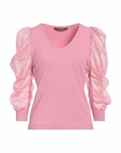 D. exterior Woman Sweater Pink Viscose, Polyester Cover