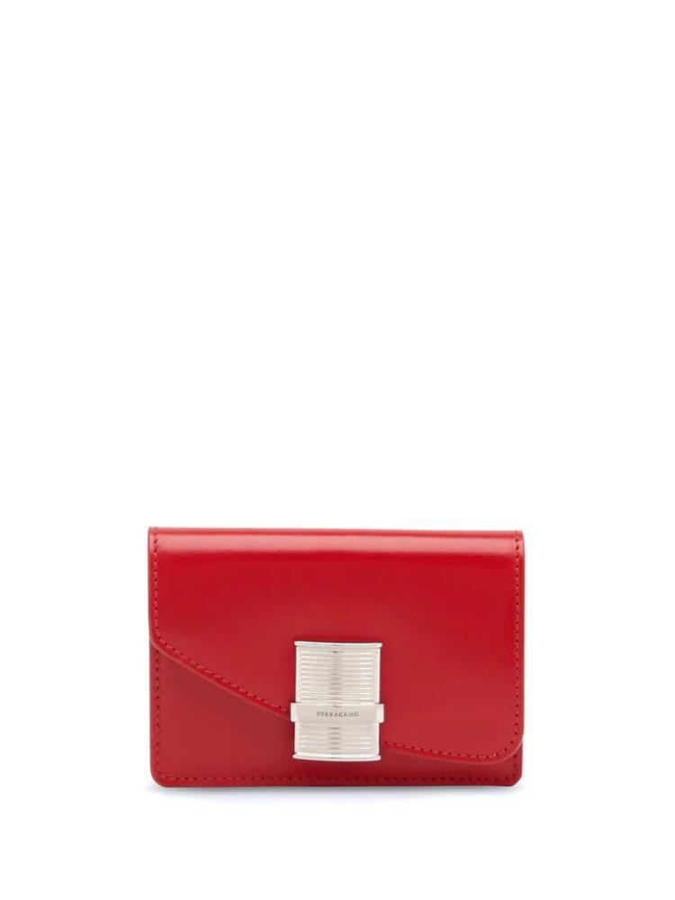 Ferragamo Fiamma card holder - Red Cover