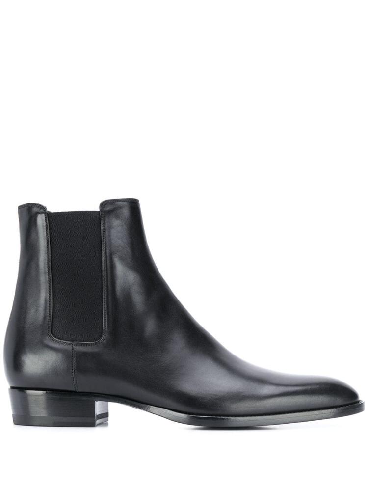 Saint Laurent Wyatt Chelsea boots - Black Cover