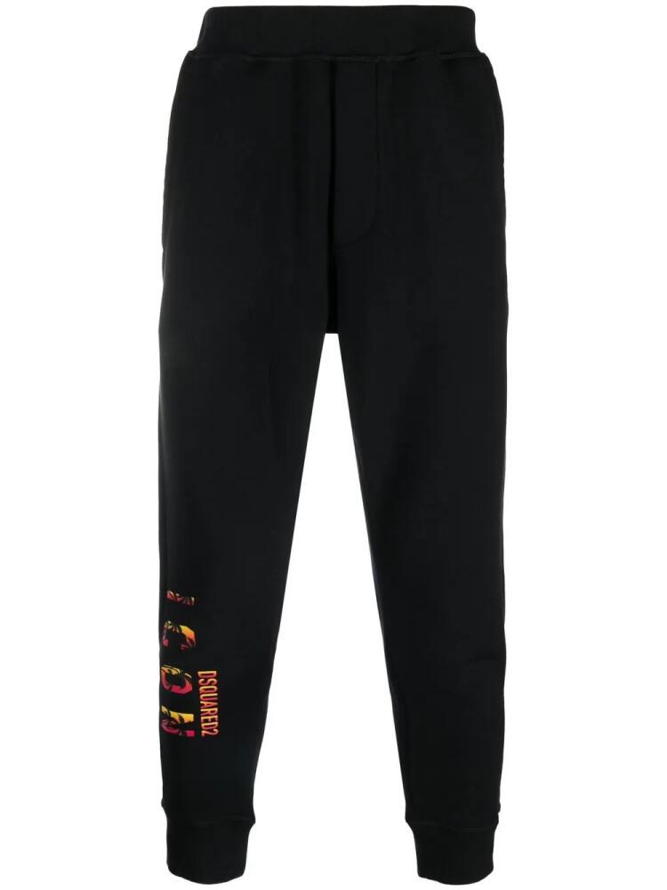 DSQUARED2 Icon logo detail track pants - Black Cover