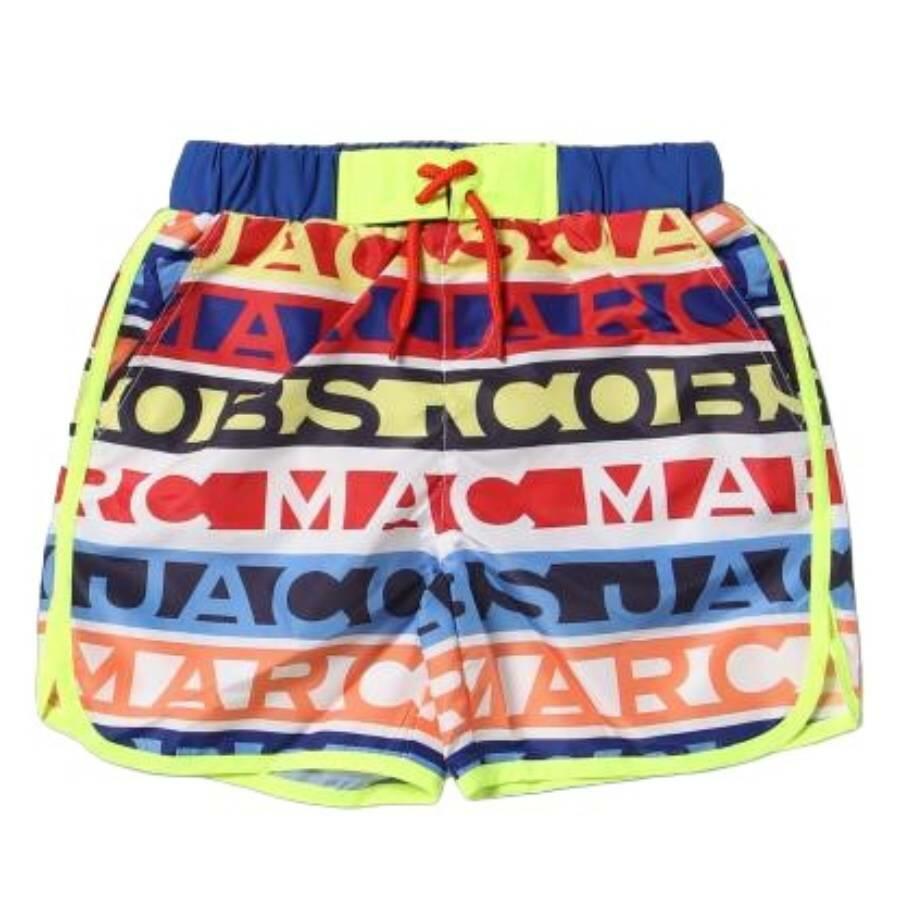 Little Marc Jacobs Boys Logo Swim Shorts Cover