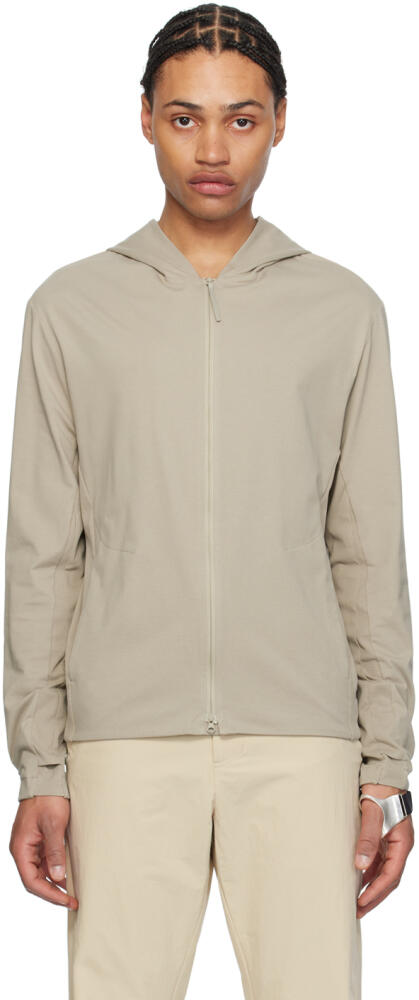 POST ARCHIVE FACTION (PAF) Taupe 6.0 Right Hoodie Cover