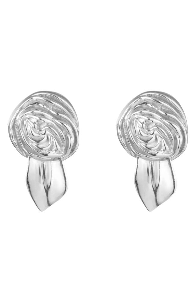 Sterling King Mini Rosette Stud Earrings in Silver Cover