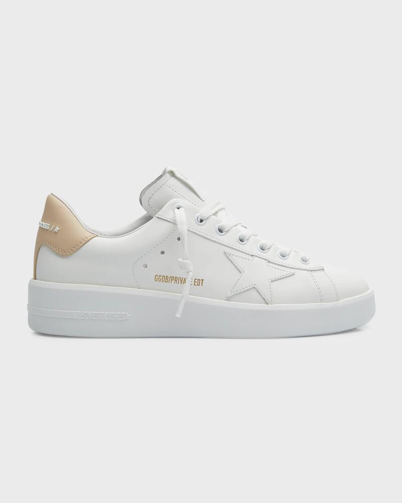 Golden Goose Pure Star Bicolor Leather Low-Top Sneakers Cover