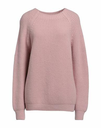 N. o.w. Andrea Rosati Cashmere Woman Sweater Light pink Cashmere, Viscose, Wool, Polyamide Cover