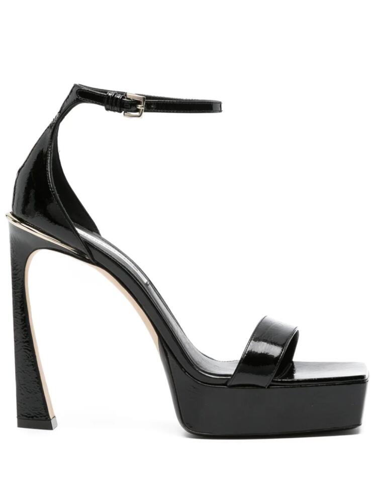 Victoria Beckham square-toe 130mm platform sandals - Black Cover