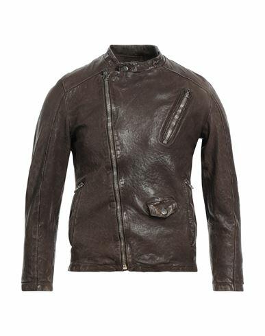 Masterpelle Man Jacket Dark brown Soft Leather Cover