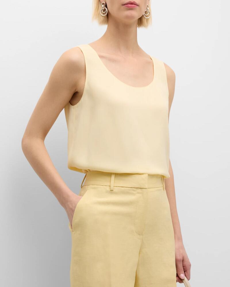 Lafayette 148 New York Finnley Scoop Neck Tank Cover