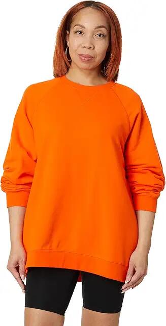 LABEL Go-To Big Crew (Orange) Women's Sweatshirt Cover