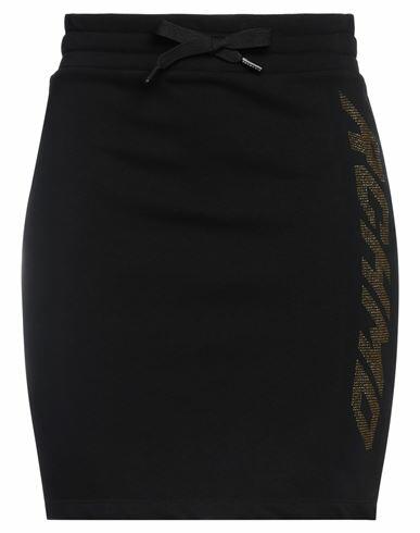 Richmond Woman Mini skirt Black Cotton Cover