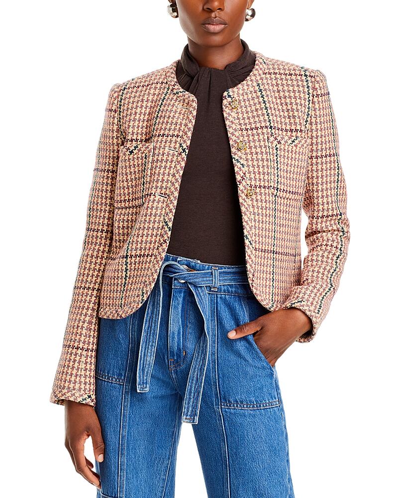 Derek Lam 10 Crosby Emilia Houndstooth Blazer Cover