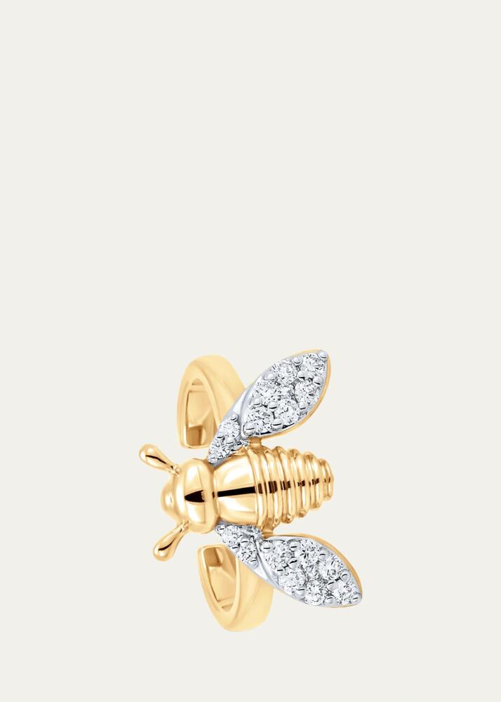 Sara Weinstock 18K Two-Tone Gold Queen Bee Diamond Ear Cuff Cover