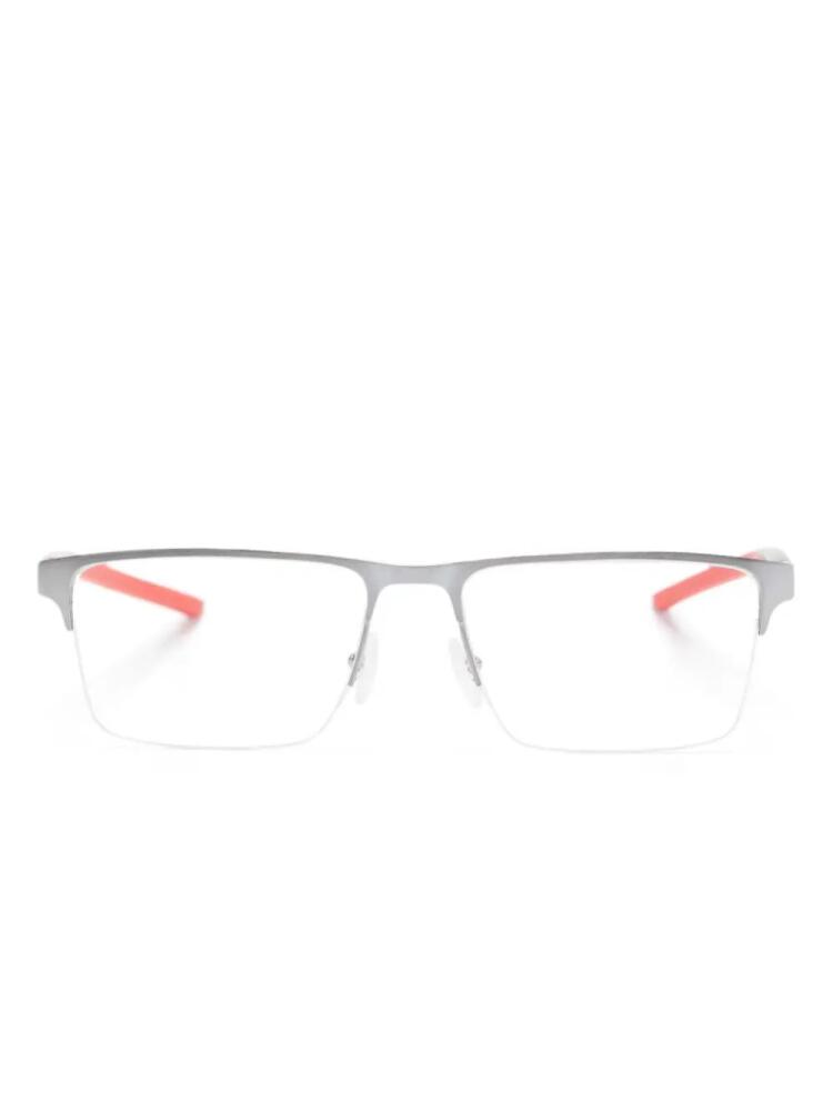 Ferrari rectangle-frame glasses - Silver Cover