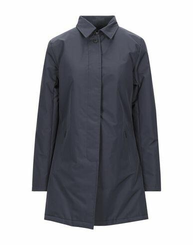 Homeward Clothes Woman Overcoat & Trench Coat Midnight blue Polyester Cover