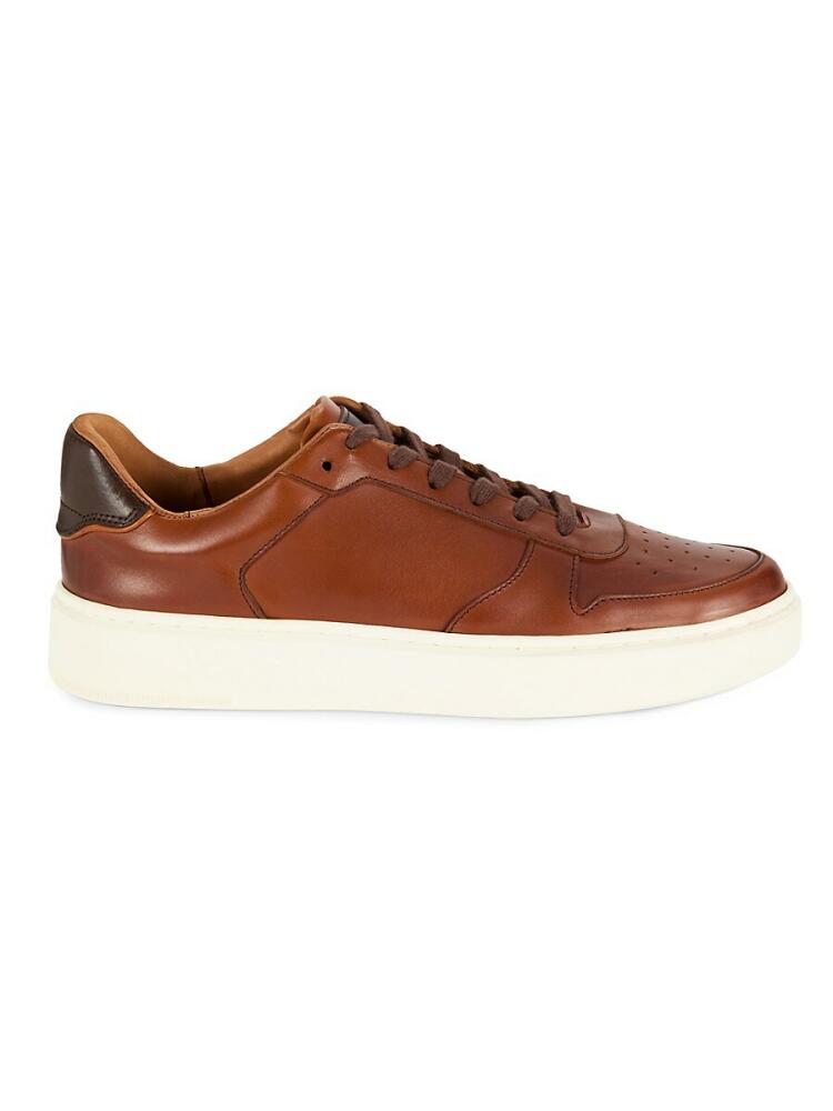 Allen Edmonds Men's Owen Low Top Leather Sneakers - Chili Cover