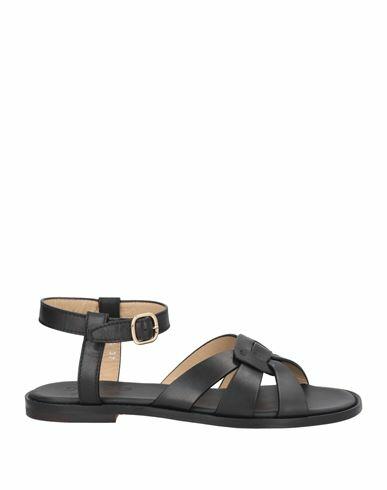 Doucal's Woman Sandals Black Leather Cover