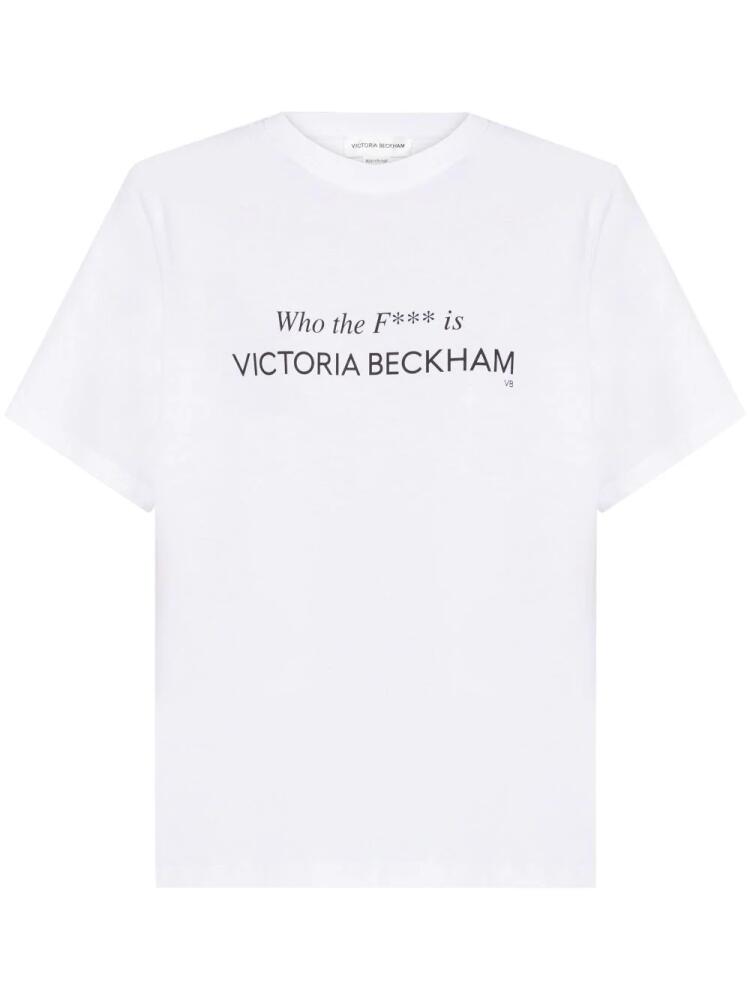 Victoria Beckham Who The F*** Is Victoria Beckham T-shirt - White Cover