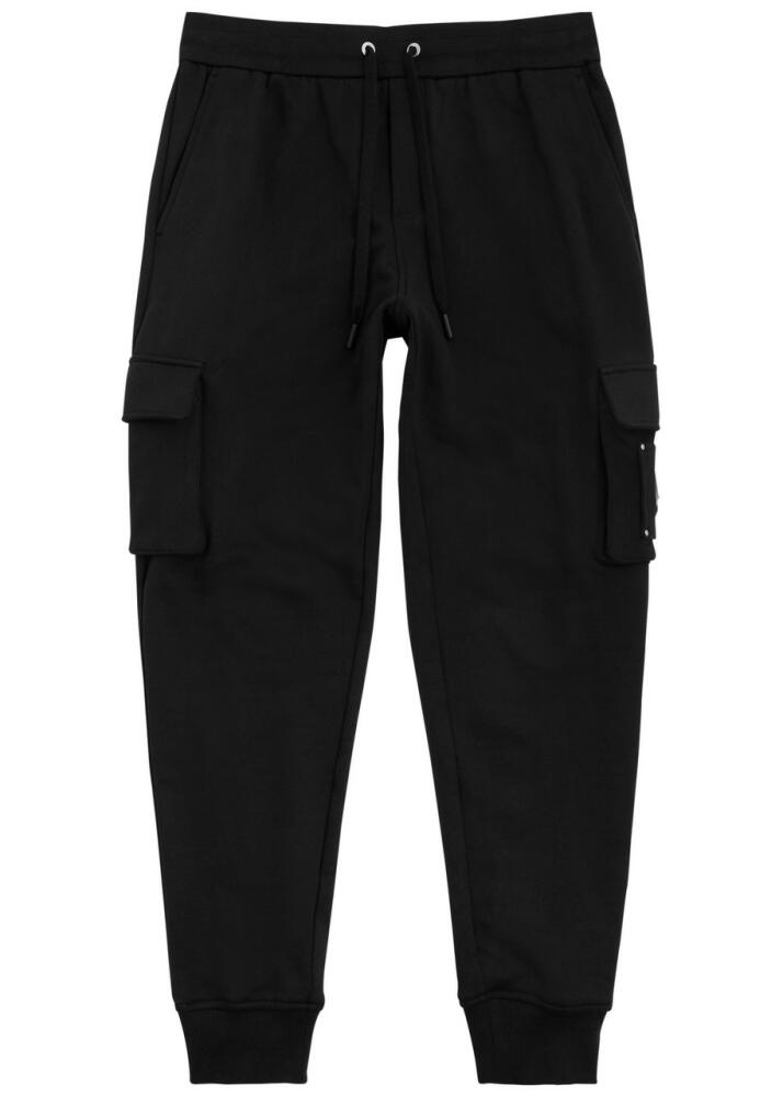 Moose Knuckles Hartsfield Cotton Cargo Sweatpants - Black Cover