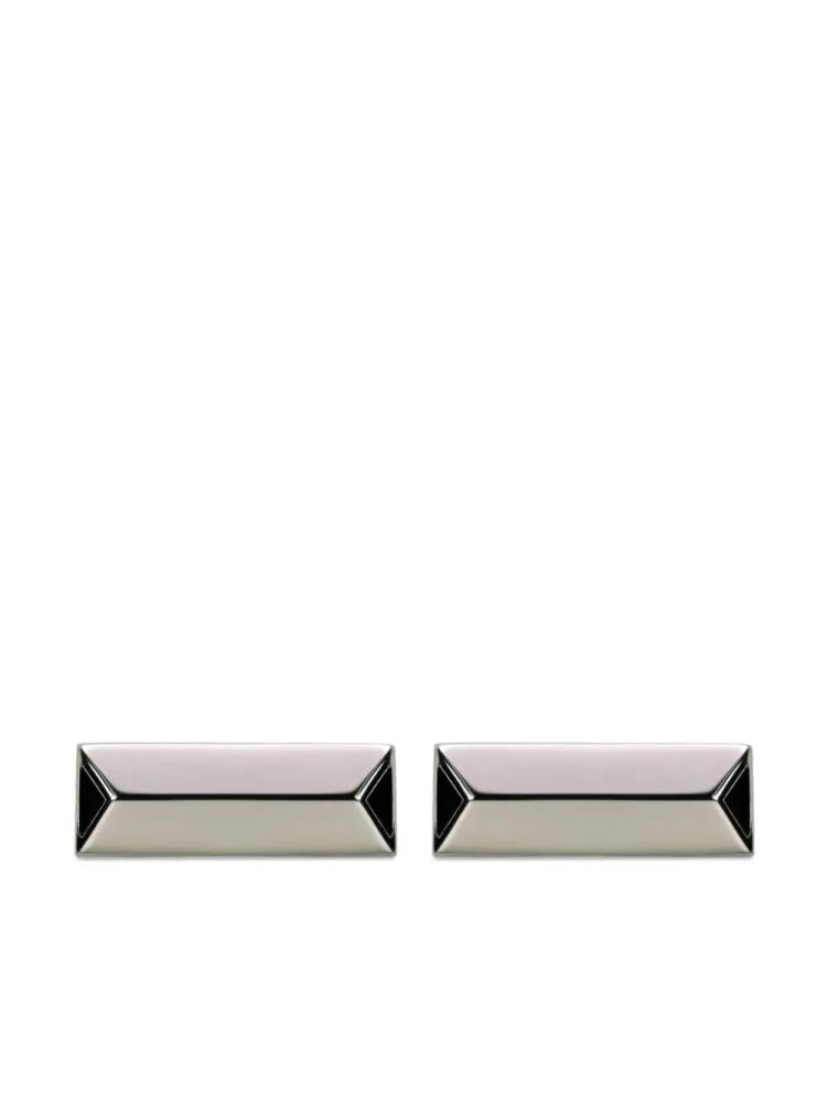 Lark & Berry Vincent polished cufflinks - Silver Cover