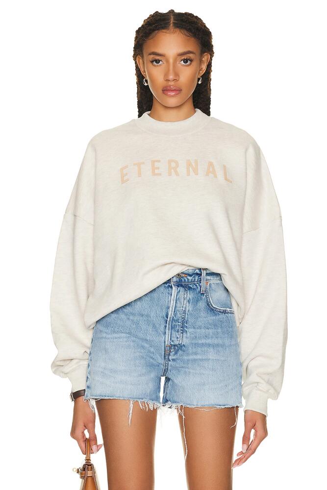 Fear of God Eternal Sweater in White Cover