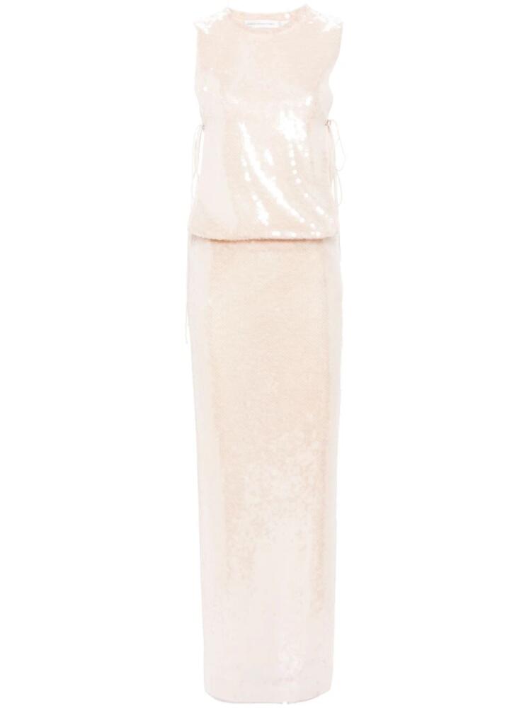 Christopher Esber Lucent sequined gown - Neutrals Cover