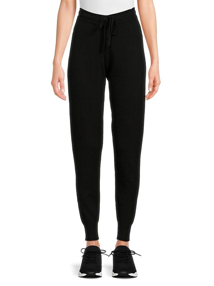 Saks Fifth Avenue Women's 100% Cashmere Joggers - Black Cover