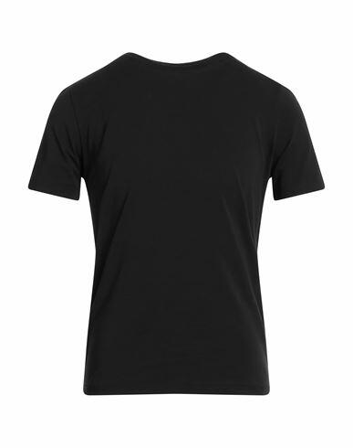 Alpha Studio Man T-shirt Black Cotton, Elastane Cover