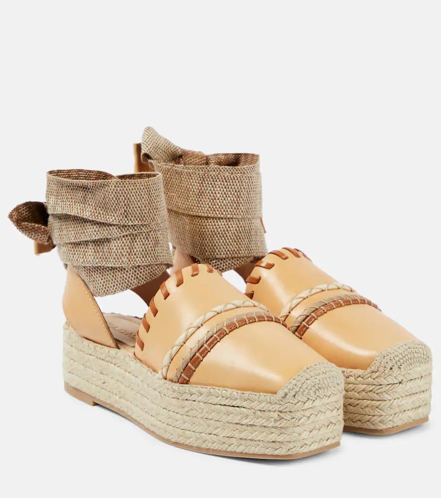 Ulla Johnson Leather platform espadrilles Cover