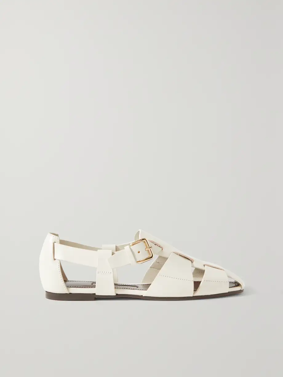 Emme Parsons - Ernest Leather Sandals - Ivory Cover