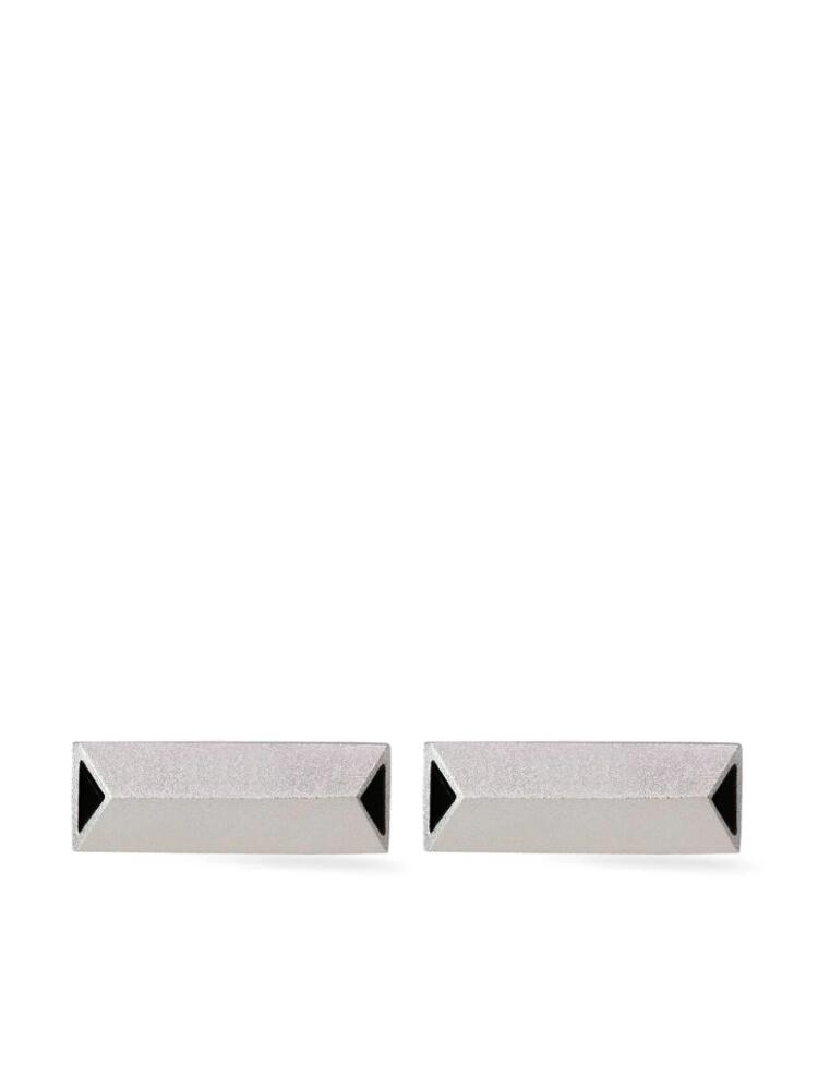 Lark & Berry Vincent matte cufflinks - Silver Cover