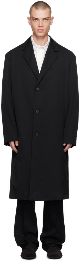 The Row Black Argo Coat Cover