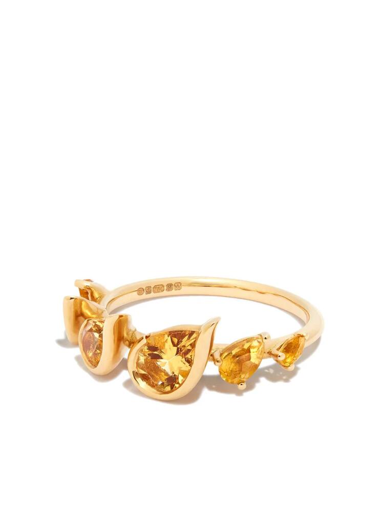 Fernando Jorge 18kt yellow gold Flame citrine ring Cover