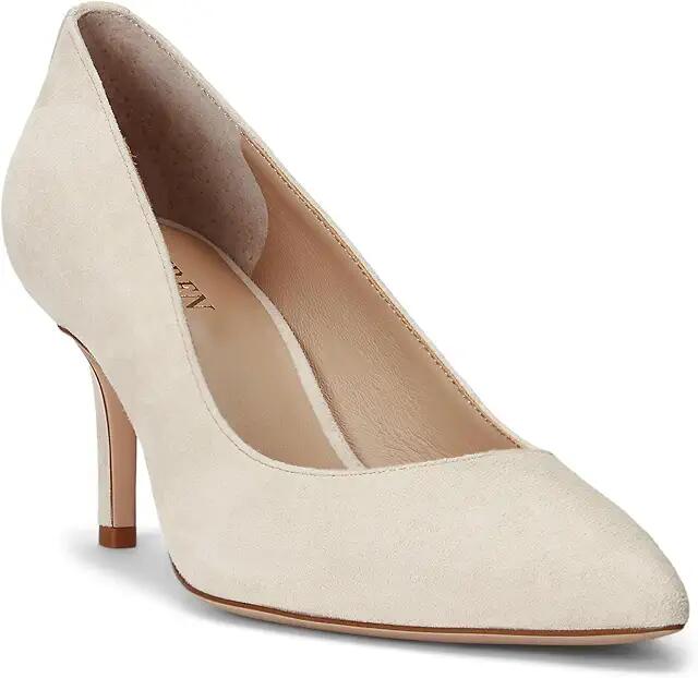 LAUREN Ralph Lauren Lanette Suede Pump (Explorer Sand) High Heels Cover