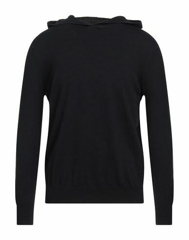 Majestic Filatures Man Sweater Black Cotton, Elastane, Chlorofiber Cover