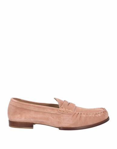 Tod's Man Loafers Pastel pink Leather Cover