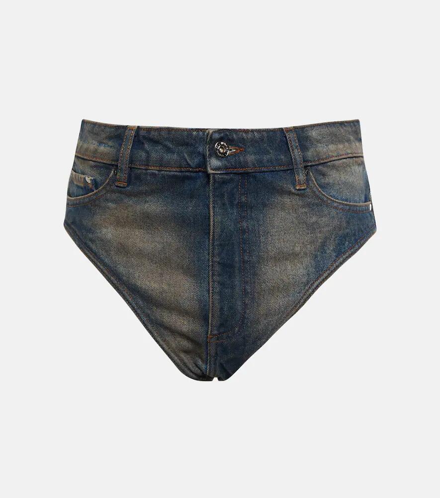 Y/Project Janty high-rise denim shorts Cover