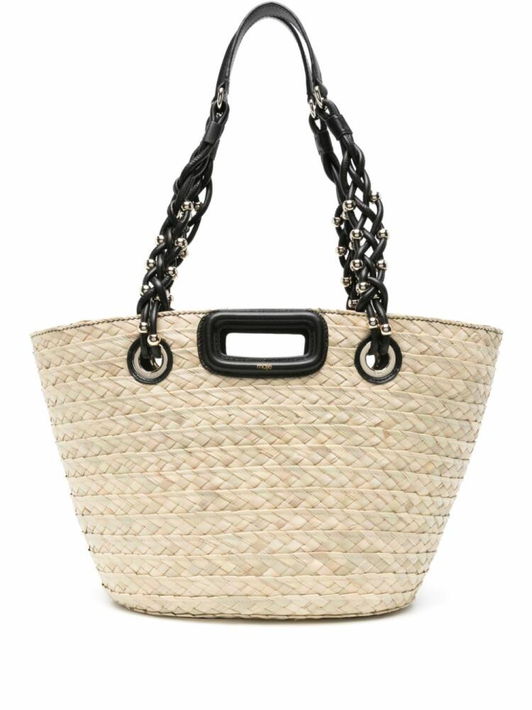 Maje basket shoulder bag - Neutrals Cover