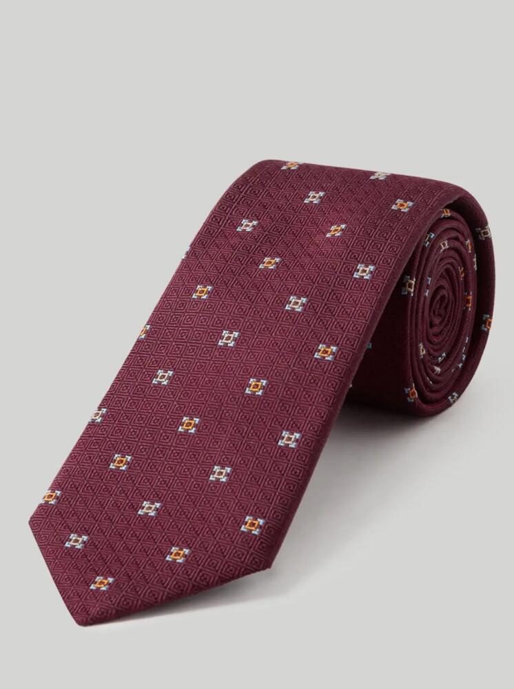 Robert Talbott Robert Neat Necktie in Burgundy Cover