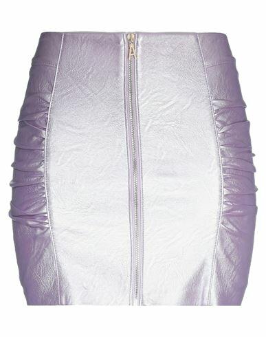 Aniye By Woman Mini skirt Lilac Polyurethane, Viscose Cover