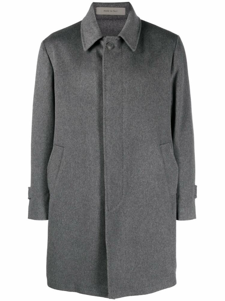 Corneliani two-pocket single-breasted coat - Grey Cover