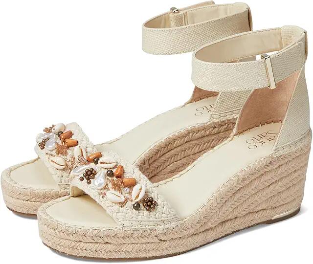 Franco Sarto Clemensshl (Beige Raffia) Women's Shoes Cover